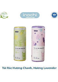 Túi Đựng Rác, Túi Rác Hương Chanh, Hương Lavender Tự Huỷ Có Quai Tiện Dụng, Dạng Cuộn Loại 10L 25L 50L