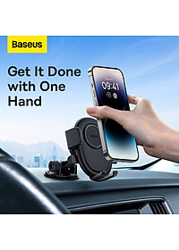 Giá Đỡ Điện Thoại Trên Ô Tô Baseus UltraControl Lite Series Car Holder Gắn Kính và Taplo Siêu Chắc Chắn -Hàng Chính Hãng
