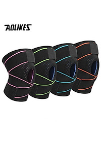 Đai bảo vệ đầu gối AOLIKES A-7908 lò xo đàn hồi trợ lực hỗ trợ dây chằng khớp gối sport knee pad