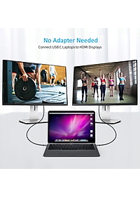 Dây Cáp Type C To HDMI 4K 60Hz Dài 1.8M, Dây Nylon Dù Thunderbolt 3 CHOETECH CH0021 - Hàng Chính Hãng