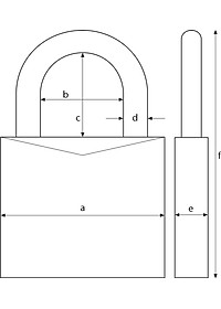 Khóa Đồng 65 Series ABUS (60mm)