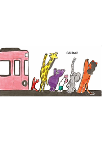 Truyện Ehon bé 1-2-3 tuổi - Tàu Điện Có Đến Không Nhỉ?
