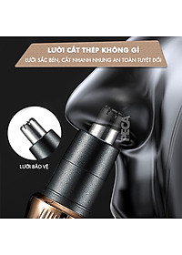 Máy tỉa lông mũi Kemei KM-323 dùng pin sạc USB tiện lợi - Hàng chính hãng