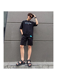 Giày Sandal Nam The Bily Quai Ngang - Xám Thổ Cẩm BL03XTC