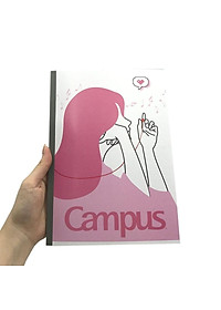 Vở Couple B5 Kẻ Ngang Có Chấm 120 Trang ĐL 70g/m2 - Campus NB-BCOU120 (Mẫu Màu Giao Ngẫu Nhiên)