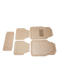Bộ Thảm Lót Sàn Ô Tô PACKY PODA 6975 Màu Kem 4 Chỗ