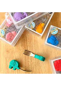 Bộ thìa nĩa tập ăn cho bé Palm Grasp Marcus & Marcus, từ 18 tháng