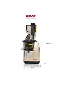 Máy ép chậm KIPOR KP-SJ595 - Chân đế chống rung lắc - Tặng lưới làm kem - Động cơ đồng nguyên chất công suất lớn -Hàng chính hãng