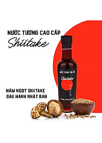 Đặc Sản Phan Thiết - Nước Tương Cao Cấp Shiitake Chai 250 Ml Có Thành Phần Chính Từ Đậu Nành Và Nấm Ngọt Shiitake Nhật Bản