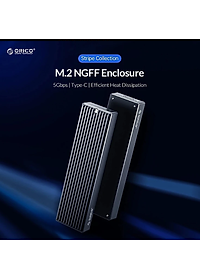Hộp ổ cứng M.2 SSD USB 3.1 Gen 1 ORICO M2PF-C3-BK - Đen - Hàng chính hãng