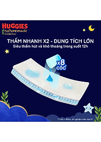 Tã quần Huggies Naturemade ban đêm M58/L44/XL38/XXL26