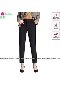 Quần âu nữ công sở Hiền Trần BOUTIQUE vải trượt Thái mềm mại, co giãn, tôn dáng chuẩn VNXK