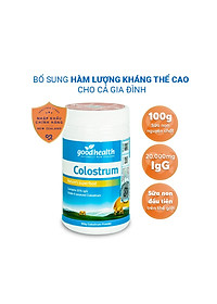 Sữa non Goodhealth Colostrum 100g-Tăng cường sức đề kháng-Hàng nhập khẩu chính hãng tại New Zealand