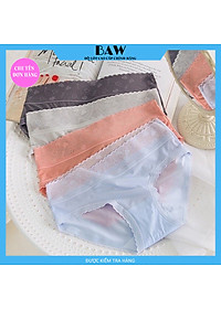 BỘ 5 QUẦN LÓT LỤA LẠNH FABIC CẠP CAO KHÁNG KHUẨN KHÔNG LỘ VIỀN CAO CẤP thương hiệu BAW QLN16