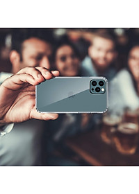 Ốp Lưng Kính Cường Lực Trong Suốt, Viền Máy Dẻo, Chống Trầy Xước, Va Đập  Dành Cho Iphone 12/ 12Mini/ 12Pro/12 Pro max/ 7/8SE 2020 Hàng Chính Hãng Helios