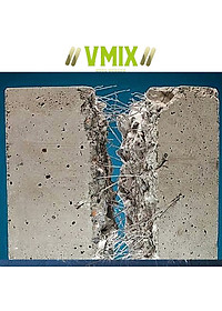 [1kg] Sợi Polypropylene PP dài 12mm gia cường cho phào chỉ thạch cao,trong bê tông nhẹ,chống nứt bê tông thạch cao