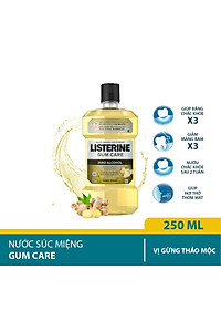 Nước súc miệng giúp nướu chắc khỏe Listerine Gum Care