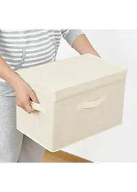 [Loại Xịn - Xuất Khẩu] Bộ 2c Hộp Vải Đựng Đồ Đa Năng TD1 – Túi Vải Đựng Quần Áo Chăn Màn Phong Cách Thụy Điển Sang Trọng, Lịch Sự – Hàng Chính Hãng