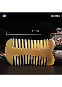 Lược sừng đa năng - Lược răng thưa và mau (Size: S - 10cm) COH186 - Chăm sóc tóc