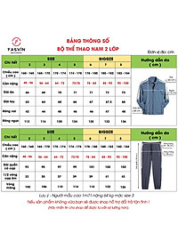 Bộ Quần Áo Thể Thao Nam Fasvin BC23615.HN Chất Vải Gió Hai Lớp Lót Nỉ Dầy Dặn Ấm Áp.