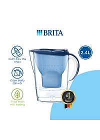 Bình Lọc Nước BRITA Marella Cool Blue - 2.4L (Kèm Maxtra Plus)