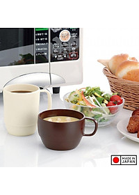 Combo Cốc nhựa uống nước Inomata cao cấp - Trắng ngà nội địa Nhật Bản