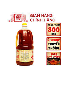 Đặc Sản Phan Thiết - [Chai 2 Lít - Tiết Kiệm] Nước Chấm Cá Cơm Than Làng Chài Xưa Chai Nhựa Cao Cấp 2 Lít/Chai Đặc Biệt Thanh Dịu An Toàn