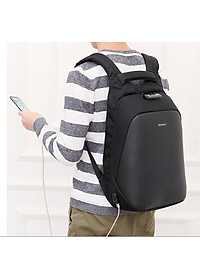 Ba lô nam thời trang đa năng tích hợp chế độ chống trộm cao cấp + sạc USB tiện dụng và siêu chống thấm nước(15,6")