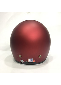 Nón bảo hiểm 3/4 kính âm Royal M139 Đỏ Đô Nhám cao cấp Lót tháo rời, che hết mặt