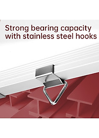 Bảng từ trắng treo tường viết bút lông Deli Nhiều kích cỡ - Dùng Cho Văn Phòng, Trường Học, Tập Vẽ, Ghi Chú Công Thức Nấu Ăn, Trang Trí Nhà Cửa