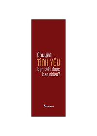 Sách - Men Chase Women Choose - Chuyện Tình Yêu Bạn Biết Được Bao Nhiêu? ( tặng kèm bookmark Thiết kế )