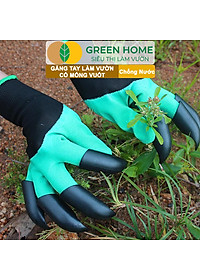 Găng tay làm vườn, có móng vuốt, độ bền cao, chống thấm nước, đào, xới đất, dễ vệ sinh |Greenhome