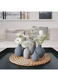 Đĩa bèo thủ công/ Miếng lót ly cốc bèo/ phụ kiện decor chụp ảnh/ Tấm lót bèo tròn 12/20/30/37/50cm | ongtre (Vietnam)