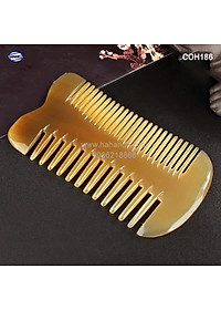 Lược sừng đa năng - Lược răng thưa và mau (Size: S - 10cm) COH186 - Chăm sóc tóc
