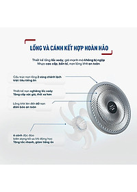 Quạt sàn Tefal Turbo Silence Plus VH686790 - Hàng chính hãng