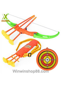 Đồ Chơi Bắn Cung Bằng Nhựa Dành Cho Trẻ Em V.2, Đồ Chơi Vận Động Cho Trẻ