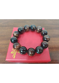 Vòng tay đá mắt cọp đỏ 16 ly, vòng tay chuỗi hạt đá phong thủy