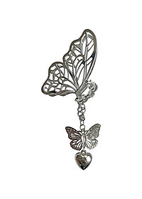 Kẹp tóc kim loại con bướm treo