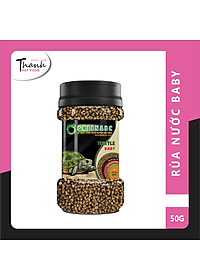 Thức ăn bò sát Rùa Nước nhãn GREENABC – Cung cấp protein, canxi, lipid giúp tăng kích thước, mai cứng - Hộp 50g và 230g