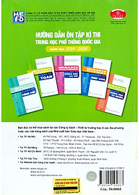 Hướng Dẫn Ôn Tập Kì Thi THPT Quốc Gia Năm Học 2019 - 2020 Môn Toán