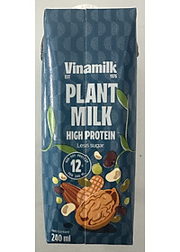 Combo Sữa hạt Vinamilk Cao Đạm Ít Đường Hộp 240ml