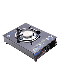 Bếp gas đơn hồng ngoại Rainy mặt kiếng cường lực hoa văn ngẫu nhiên - Hàng chính hãng