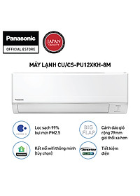 Máy lạnh Panasonic CU-CS-PU12XKH-8M - Một chiều - Inverter tiêu chuẩn - Hàng chính hãng - 1.5 HP