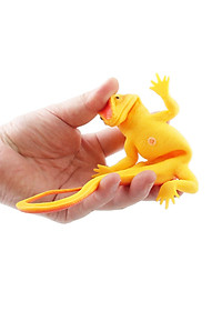 Hộp đồ chơi Tắc Kè Hoa giả Safari hoang dã 16 chi tiết (15~22 cm) mô hình trang trí có còi cao su dẻo dùng để troll bạn