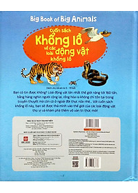 Sách Tương Tác - Big book - Cuốn sách khổng lồ về các loài động vật khổng lồ