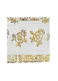 Khăn trải bàn PAULEE WLG-751 hoa văn nhũ vàng (152cm x 228cm)