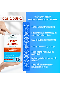 Viên Sụn Khớp Goodhealth Joint Active - Với UC2 Tái Tạo Và Duy Trì Sụn Khớp - Giúp Khớp Khỏe Dễ Dáng Vận Động – 100% Chính Hãng Từ New Zealan