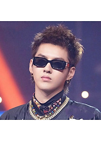 Kính râm nam nữ Mắt vuông Off White dáng nhỏ retro cao cấp