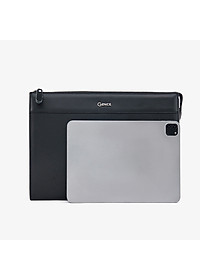 Ví Cầm Tay Nam Clutch Da GENCE CL07 Da Bò Cao Cấp Màu Đen Có Dây Đeo Vai