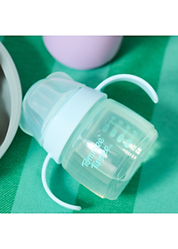 Bình tập uống nước có vòi mút chống tràn, chống sặc Tommee Tippee Soft Spout, 150ml, cho bé từ 4 tháng – Hồng